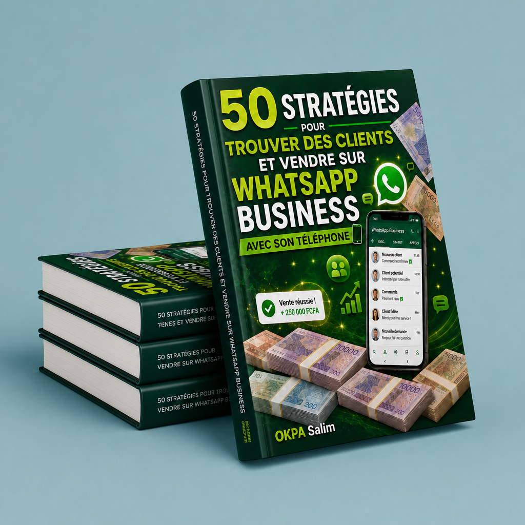 50 stratégies pour trouver des clients et vendre sur whatsapp business avec son téléphone 