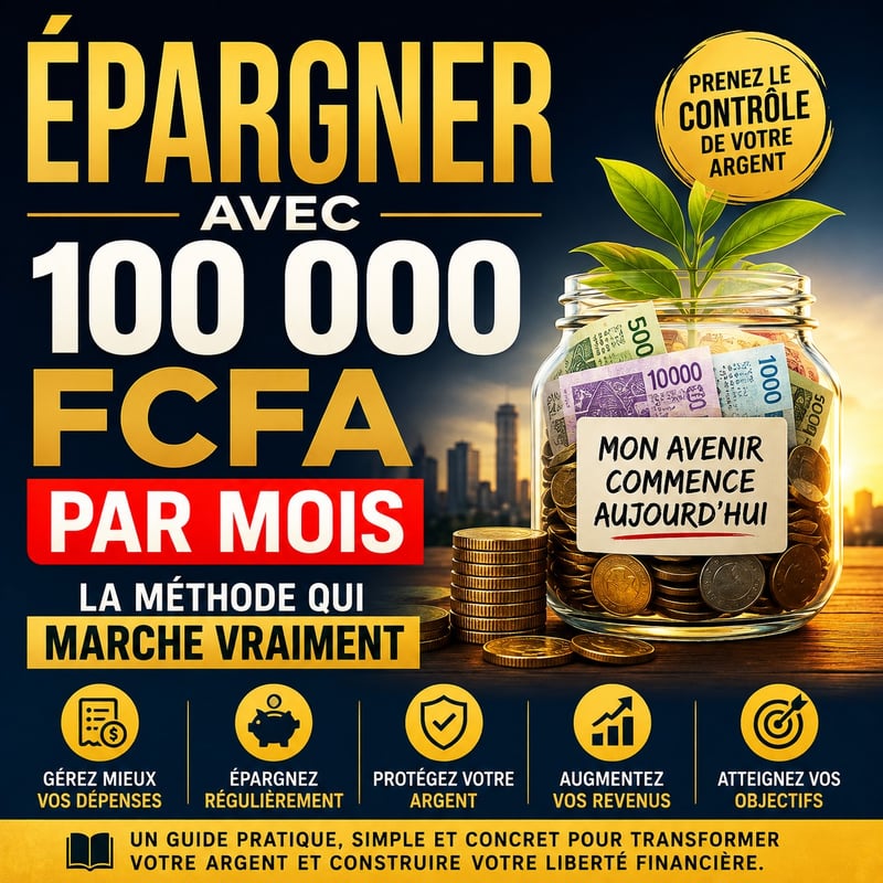 Épargner avec 100 000 FCFA par mois : la méthode qui marche vraiment
