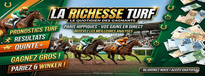 LA RICHESSE TURF QUINTE+ DU JEUDI 24/09/2026 est disponible 