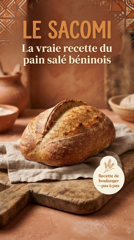 Le Sacomi — La vraie recette du pain salé béninois