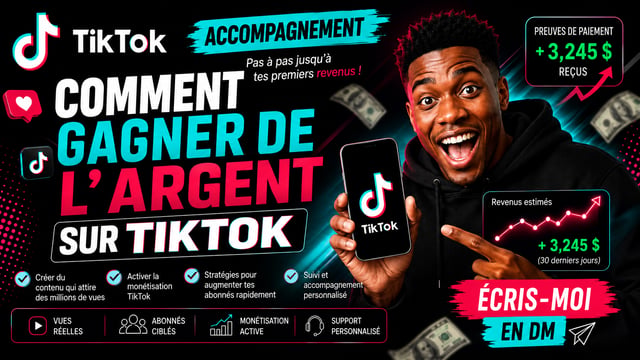 Découvrez comment gagner de l’argent sur TikTok 