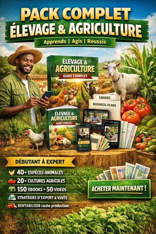 🔥Pack Agriculture & élevage rentable