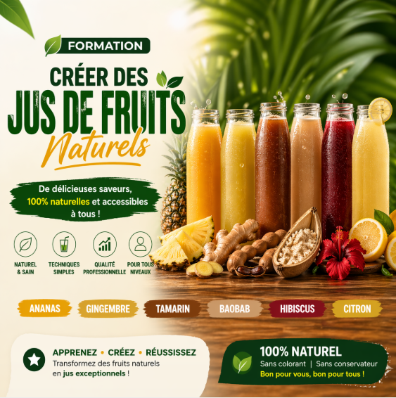 Formation Pro : Jus de Fruits Naturels