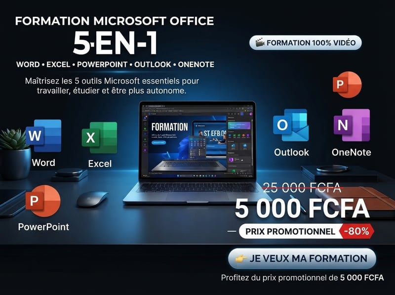 Maîtrisez Office — direct, orienté compétence acquise( EN VIDEO)