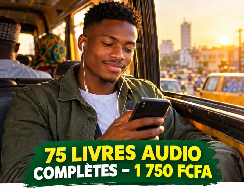 75 LIVRES AUDIO : la bibliothèque que tu ne liras pas… tu l'écouteras.