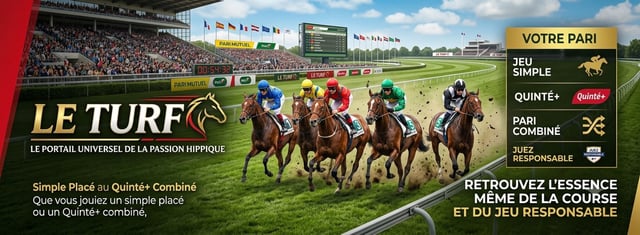 LE TURF  QUINTE+ DU JEUDI 24/09/2026 est disponible 