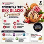 🛑FORMATION COMPLÈTE : Apprends à faire des glaces crémeuses sans machine et gagne de l'argent 🍧🍨