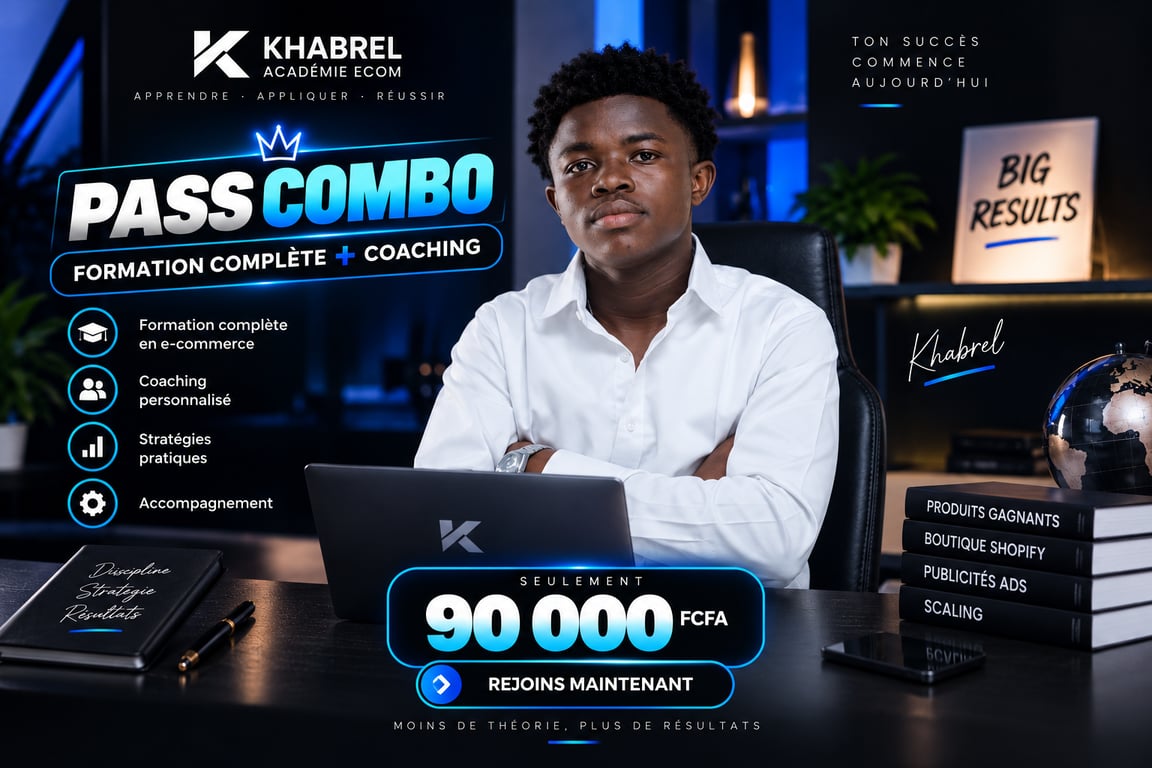 PASS COMBO — FORMATION + COACHING E-COMMERCE