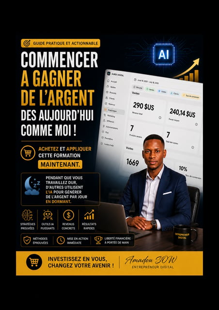 Pendant que vous travaillez dur, d'autres utilisent l'IA pour générer de l'argent par jour.