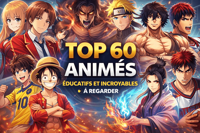 Top 60 animés à regarder aujourd'hui