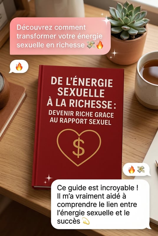 📘 “De l’Énergie Sexuelle à la Richesse : devenir riche grâce au rapport sexuel ” 