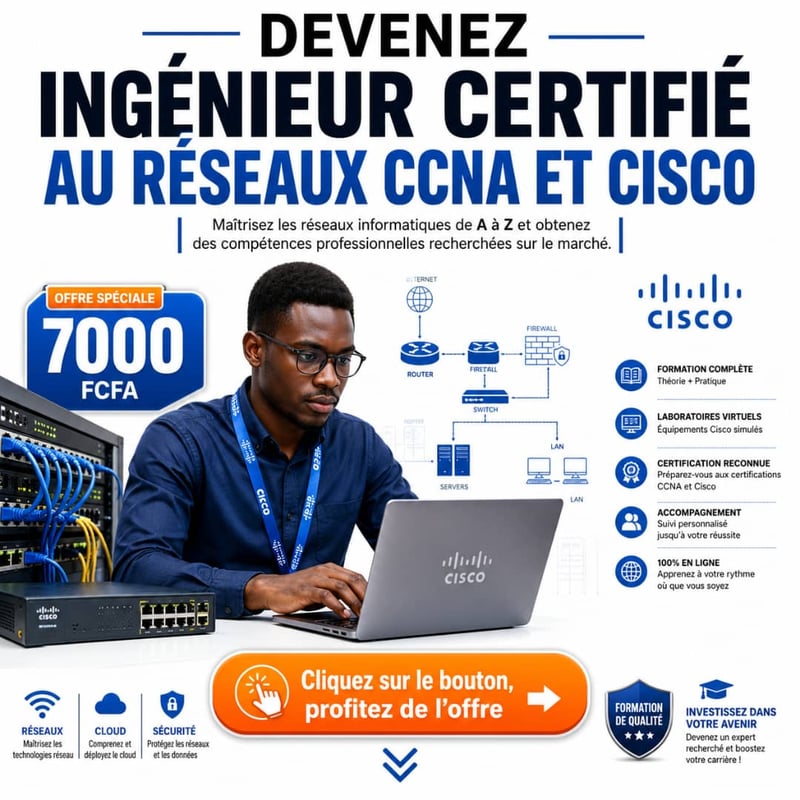 🚀 DEVENEZ INGÉNIEUR RÉSEAUX CERTIFIÉ (MÊME EN PARTANT DE ZÉRO)