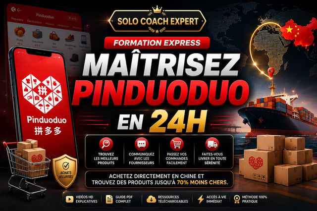 Maitriser Pinduoduo en 24H 