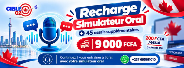 RECHARGE EO - CREDITS ORAUX