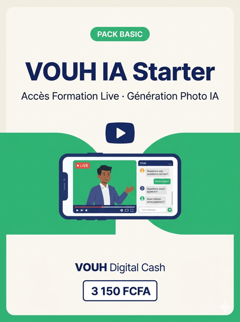 VOUH IA Starter — Accès Formation Live