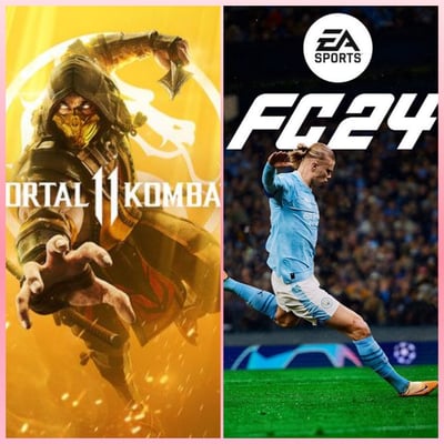 Mortal kombat et FC24 PS4|PS5
