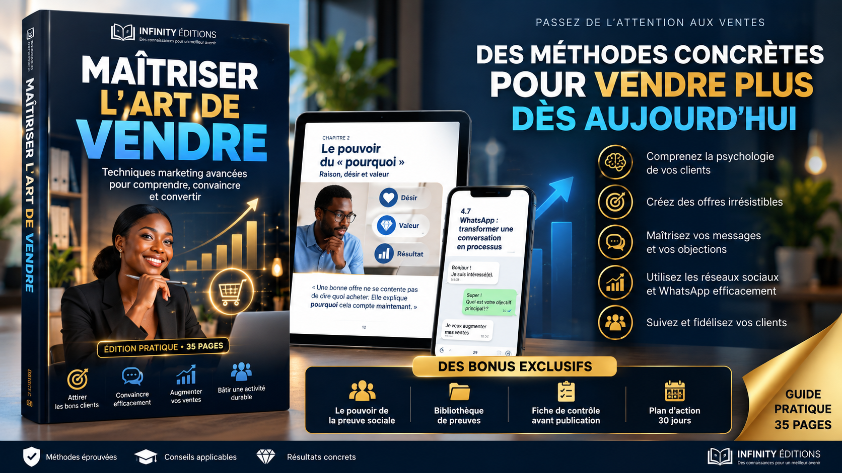 MAÎTRISER L’ART DE VENDRE : Attirer plus de clients, mieux convaincre et vendre davantage