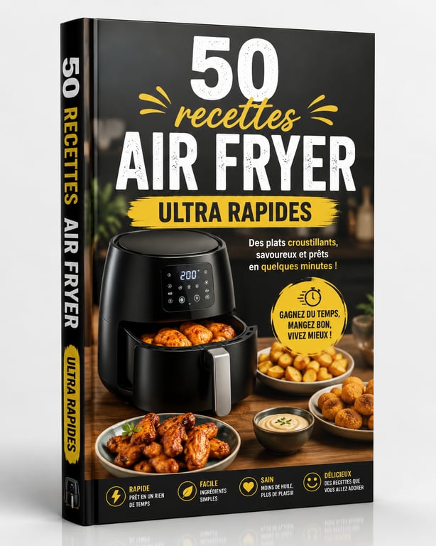 🍟 50 Recettes Ultra Rapides à la Friteuse à Air