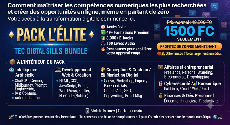 Comment maîtriser les compétences numériques les plus recherchées et créer des opportunités en ligne, même en partant de zéro