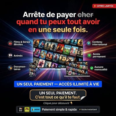Toutes tes plateformes préférées (à vie)
