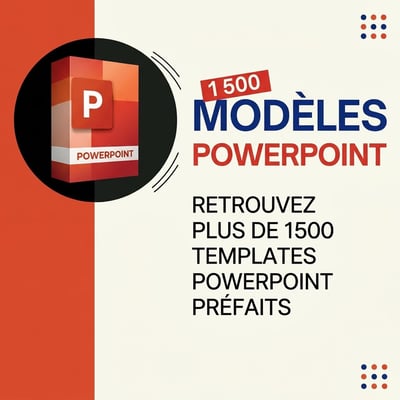 1500 Templates POWERPOINT déjà prêts à utiliser
