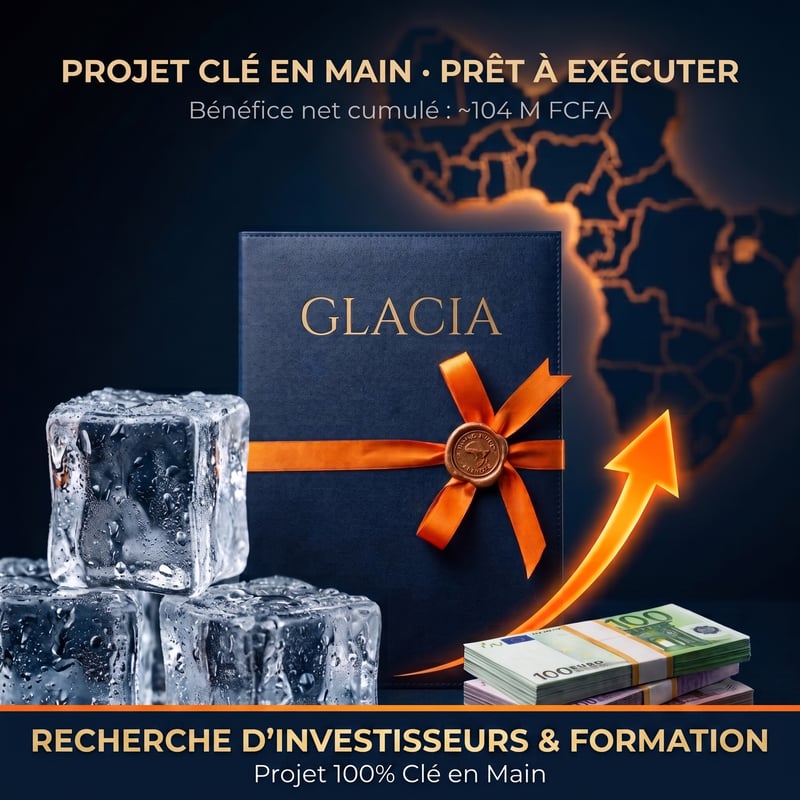 🎁PACK: GLACIA - PROJET CLE EN MAIN + RECHERCHER D'INVERTISSEUR + FORMATION GRATUITE