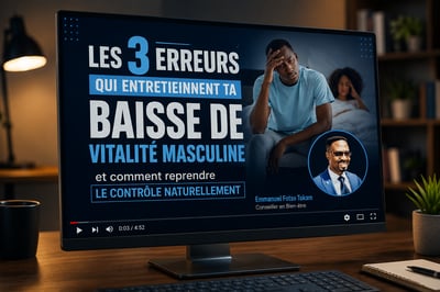 Les 3 erreurs qui entretiennent ta baisse de vitalité masculine et comment reprendre le contrôle naturellement