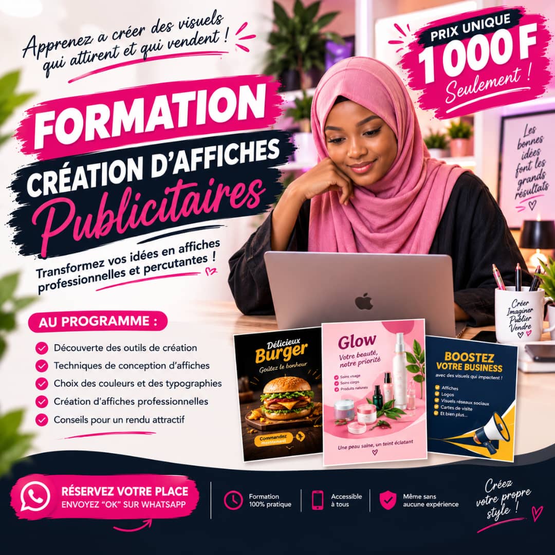 Formation en creation d'affiches publicitaires avec l'IA