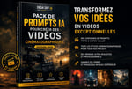 E-book sur PACK DE PROMPTS IA POUR CRÉER DES VIDÉOS CINÉMATOGRAPHIQUES – Édition 2026