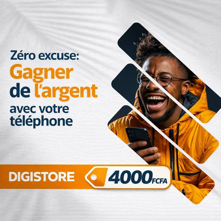 ZERO EXCUSE : Comment transformer votre téléphone en source de revenus quotidienne ‎
