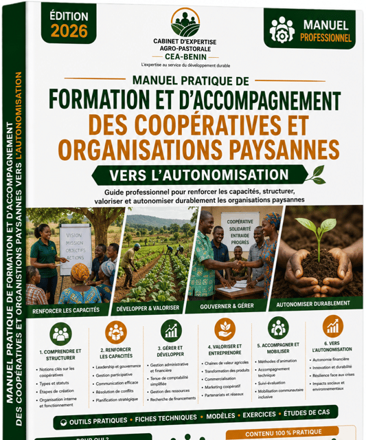 MANUEL TECHNIQUE DE FORMATION DES COOPÉRATIVES 