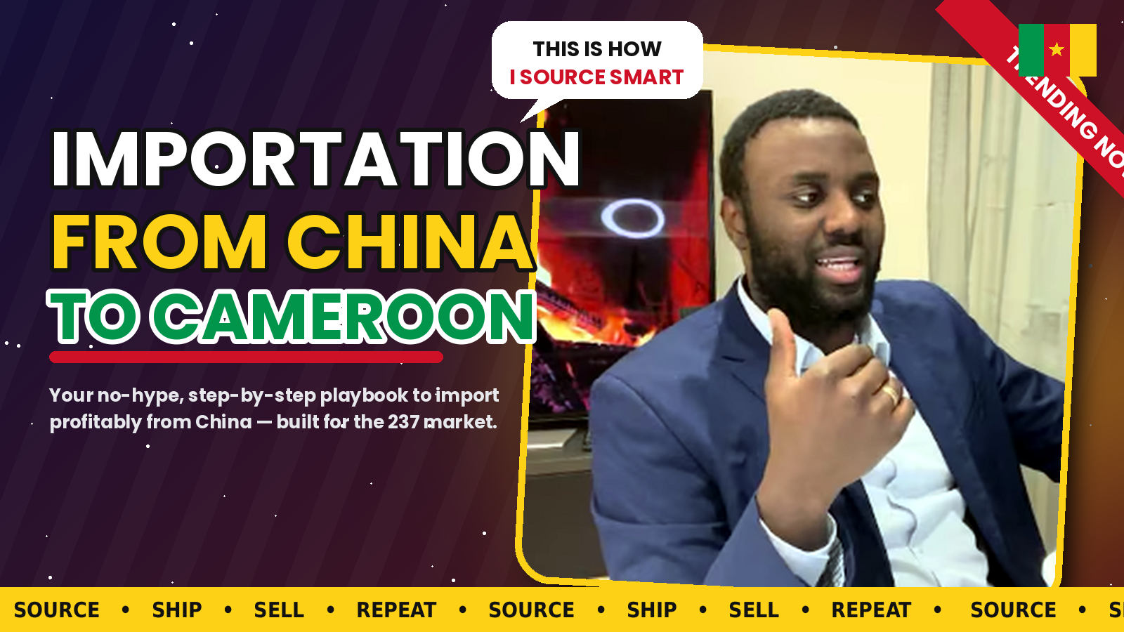 IMPORTATION FROM CHINA TO CAMEROON