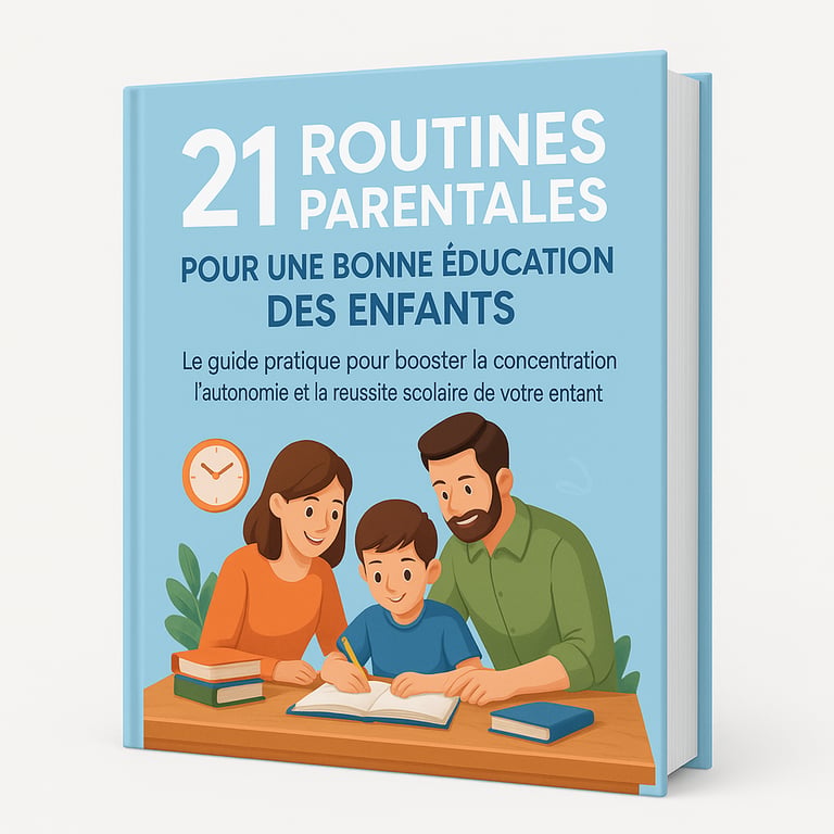 21 Routines Parentales pour une Bonne Éducation des Enfants - Le guide pratique pour booster la concentration, l’autonomie et la réussite scolaire de votre enfant.