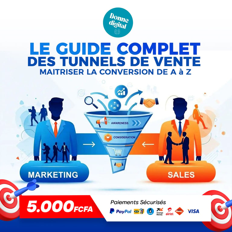 LE GUIDE COMPLET DES TUNNELS DE VENTE : Maîtriser la conversion de A à Z