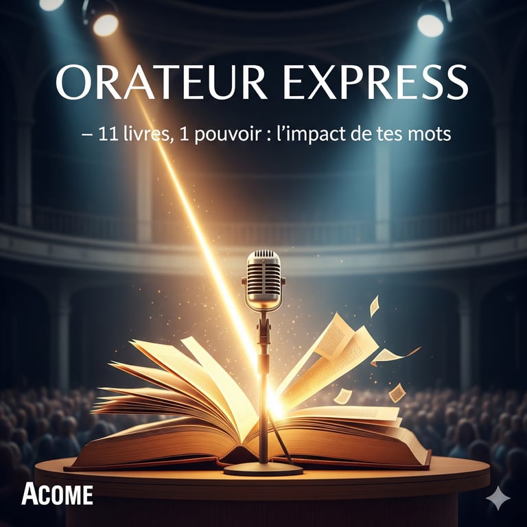 ORATEUR EXPRESS “11 livres, 1 pouvoir : l’impact de tes mots.”