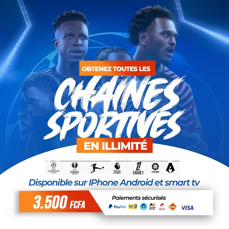 ABONNEMENT CHAINES SPORTIVES A VIE 