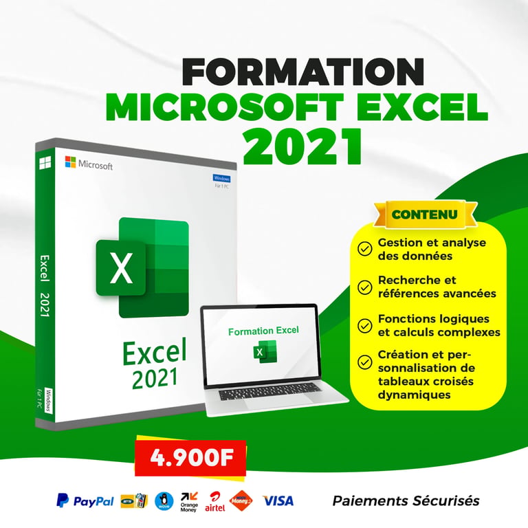 FORMATION COMPLETE : MICROSOFT EXCEL 2021