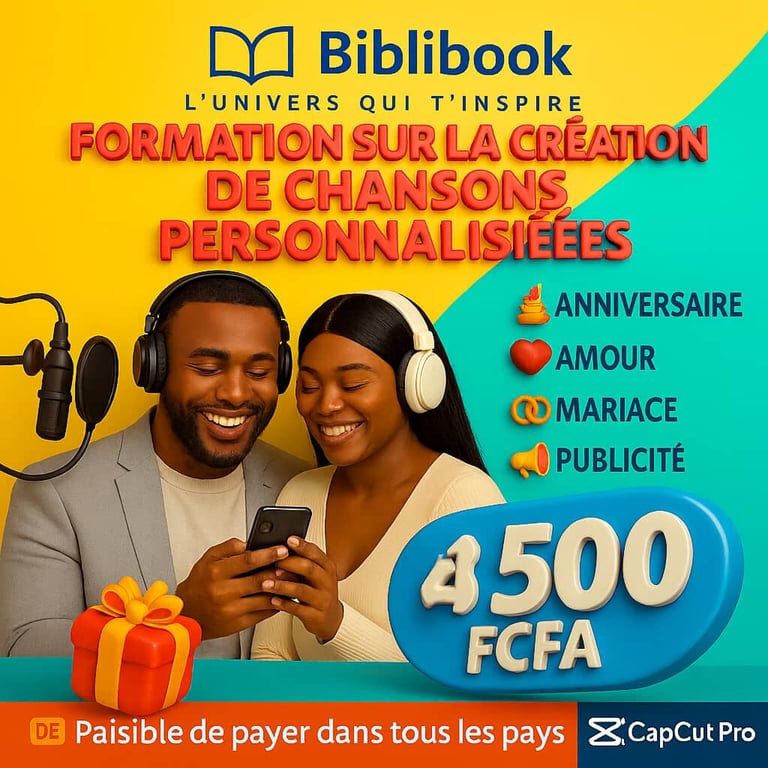 FORMATION SUR LA CEATION DE CHANSONS PERSONNALISIEES