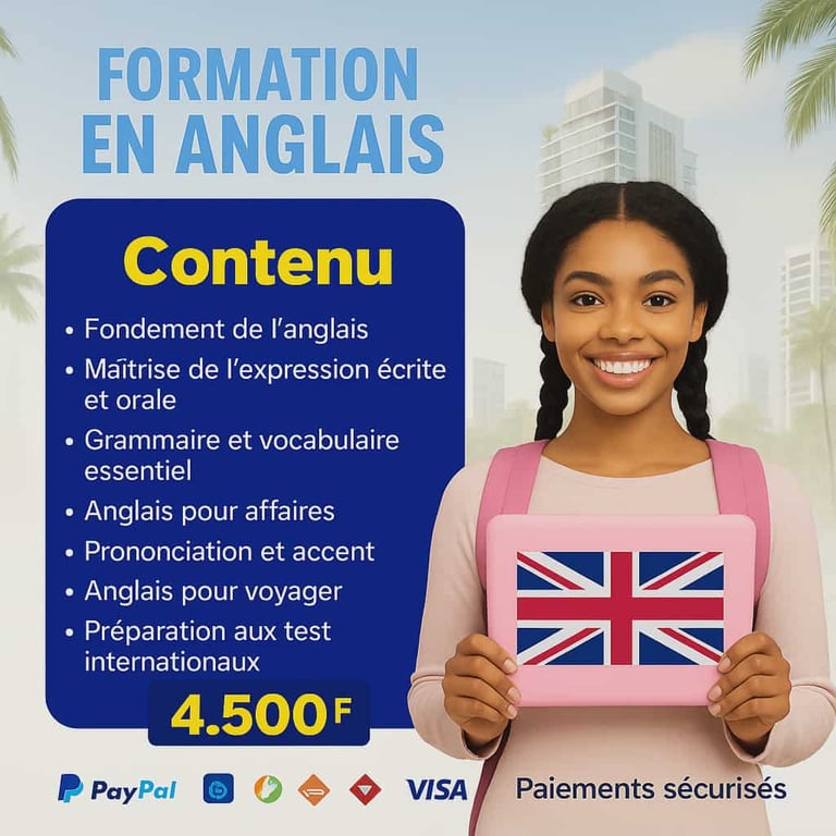 FORMATION EN ANGLAIS