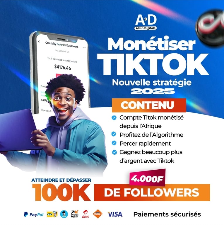 FORMATION MONÉTISATION TIKTOK 
