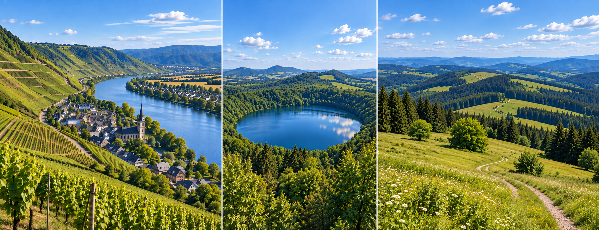 Moezel, Eifel of Sauerland: ontdek welke streek bij u past