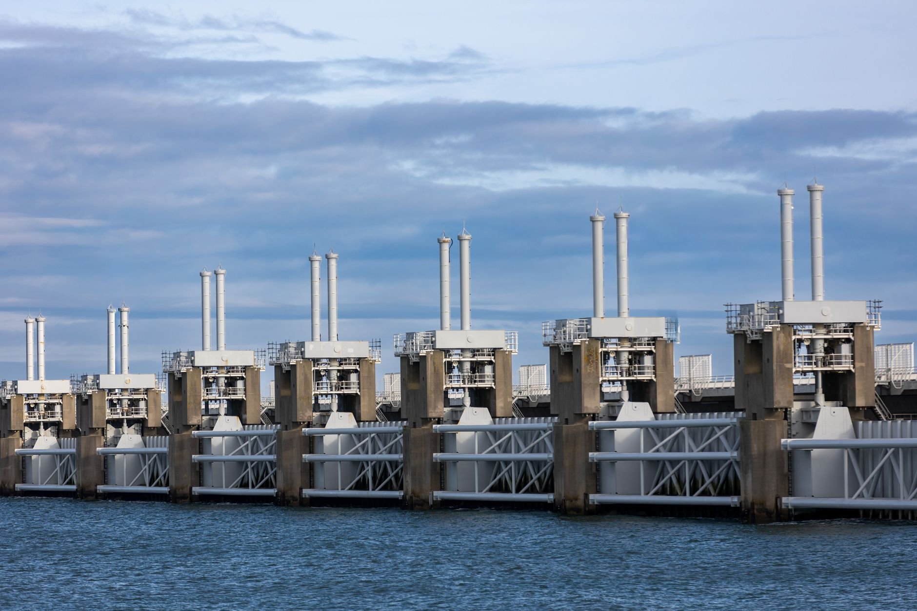 Kijken hoe het water zijn weg vindt