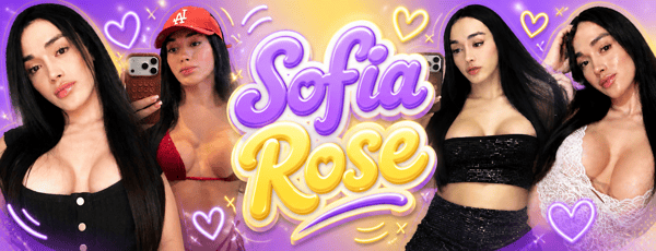 A vibrant collage of a young woman posing confidently in colorful outfits and swimwear, with playful graphics and her name displayed prominently.