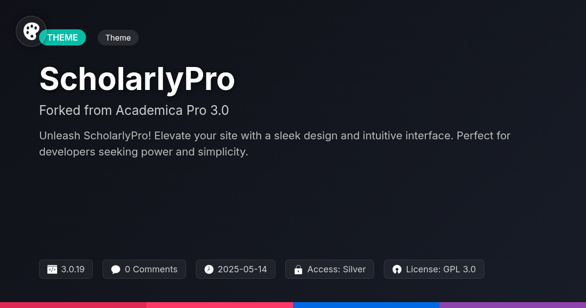 ScholarlyPro forked from Academica Pro 3.0