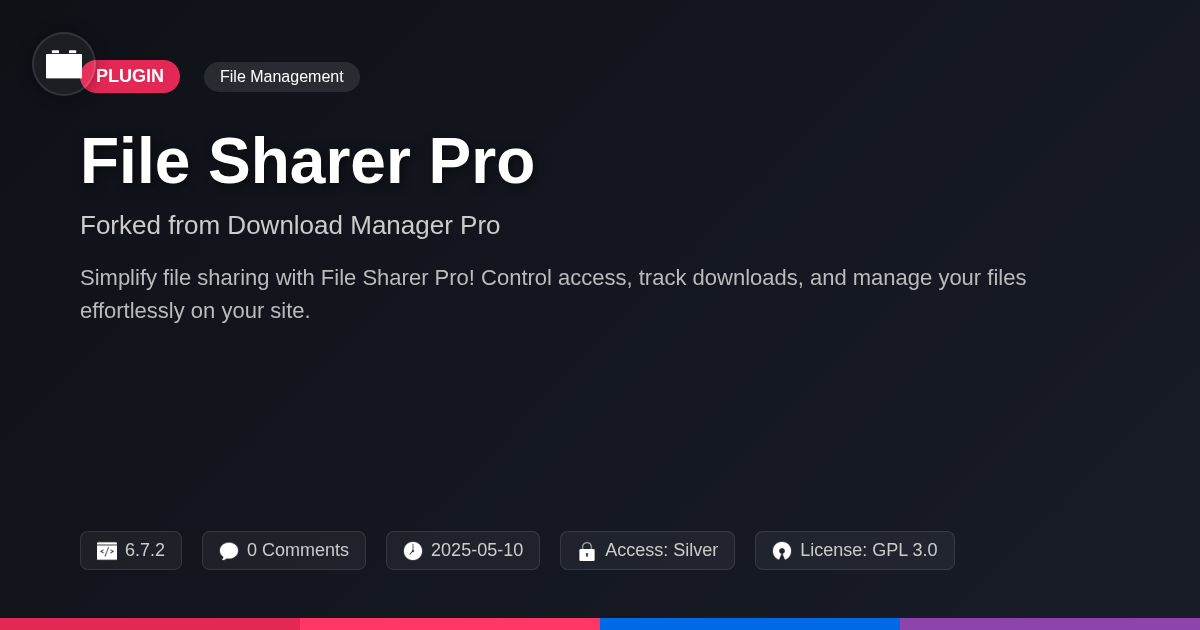 File Sharer Pro forked from Download Manager Pro