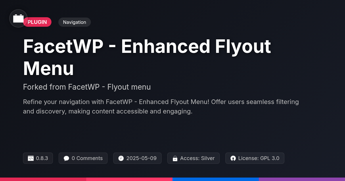 FacetWP - Enhanced Flyout Menu forked from FacetWP - Flyout menu