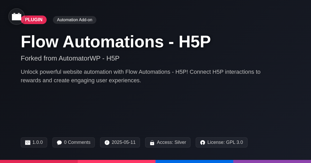 Flow Automations - H5P forked from AutomatorWP - H5P