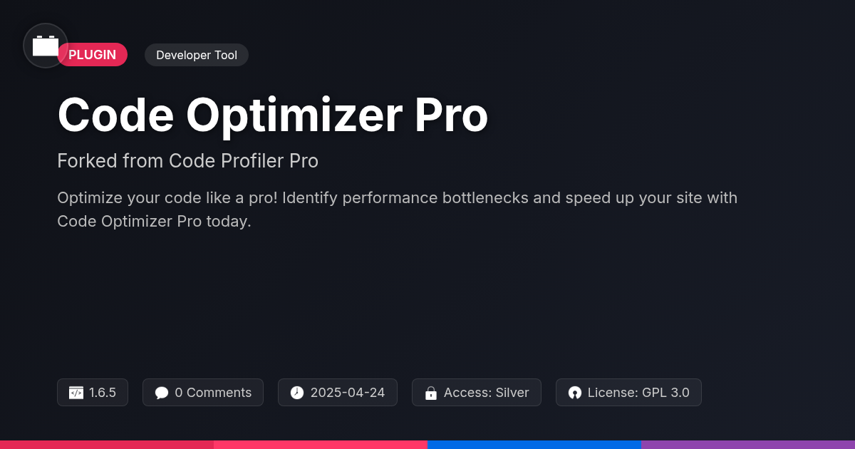 Performance Analyzer Pro forked from Code Profiler Pro
