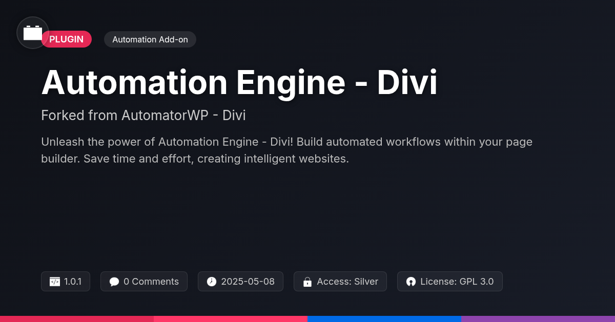Automation Engine - Divi forked from AutomatorWP - Divi