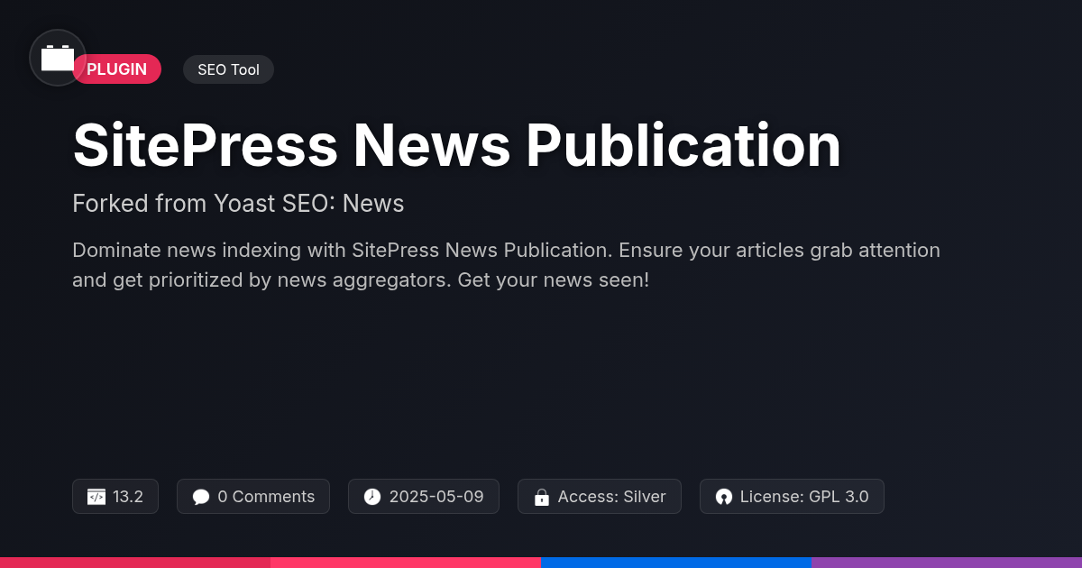 SitePress News Publication forked from Yoast SEO: News